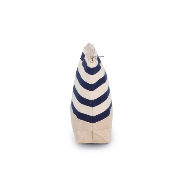 Pochette accessoires imprimé marin porté — vue 1