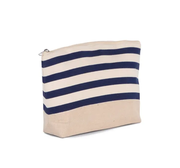Pochette accessoires imprimé marin porté — vue 2