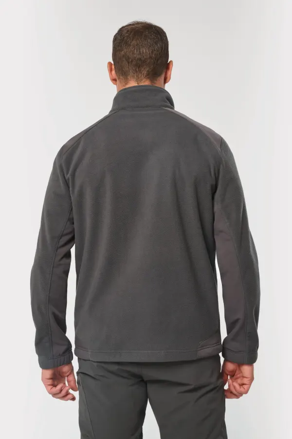 Polaire avec membrane isolante unisexe porté — vue 2
