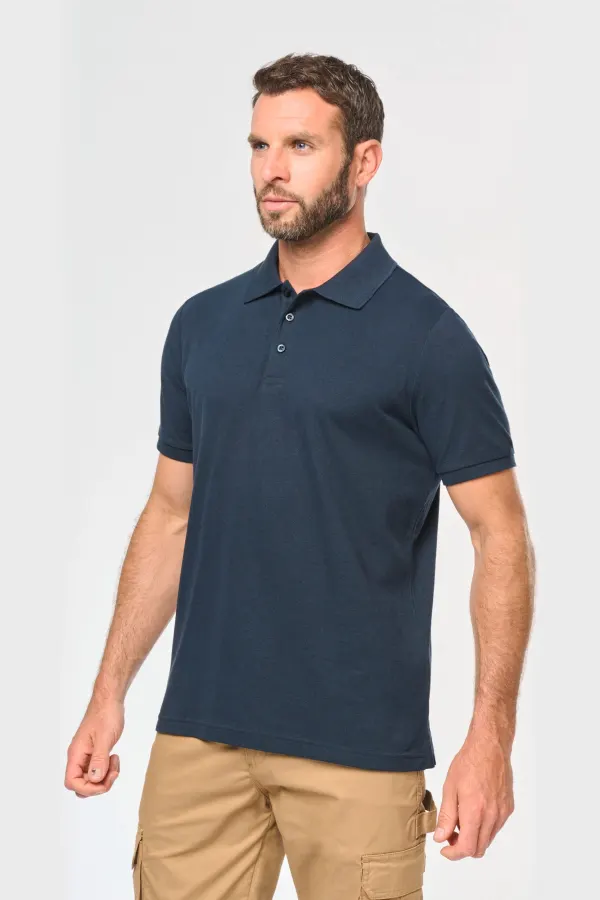 Polo écoresponsable homme porté — vue 2