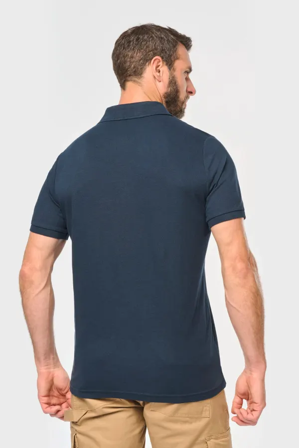 Polo écoresponsable homme porté — vue 3
