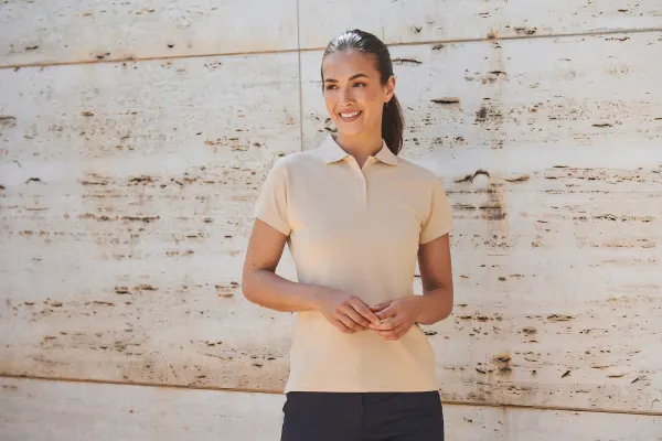 Polo femme Coolplus® porté — vue 3