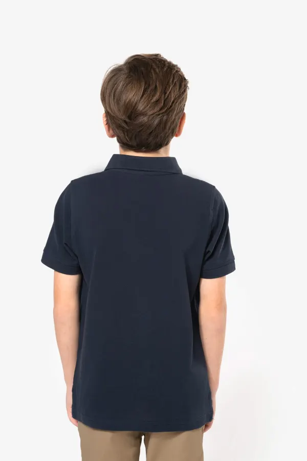 Polo manches courtes enfant (K249) porté — vue 1