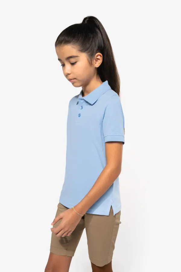 Polo manches courtes enfant (K249) porté — vue 4