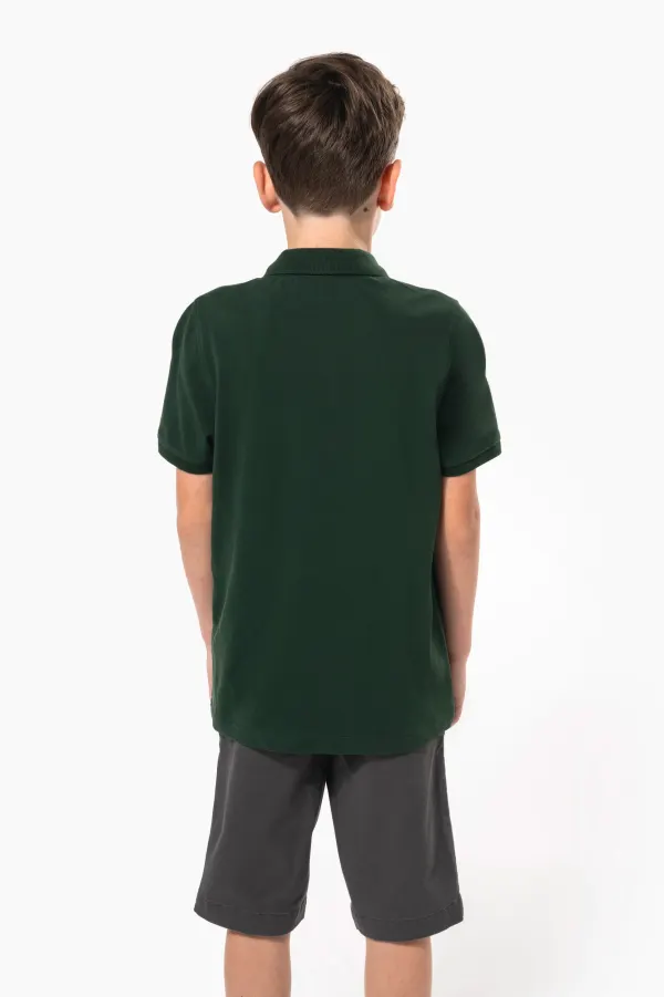 Polo manches courtes enfant (K268) porté — vue 1