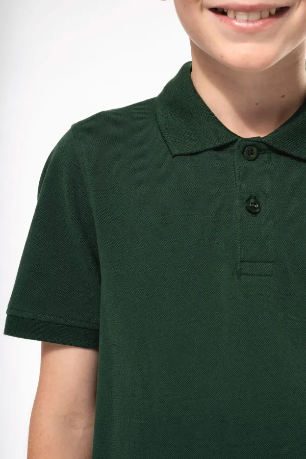 Polo manches courtes enfant (K268) porté — vue 2