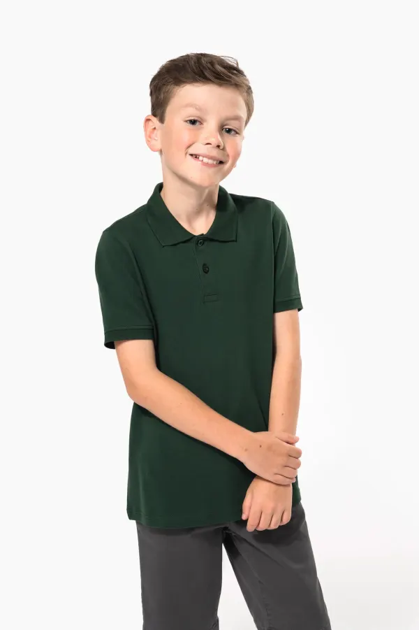 Polo manches courtes enfant (K268) porté — vue 4