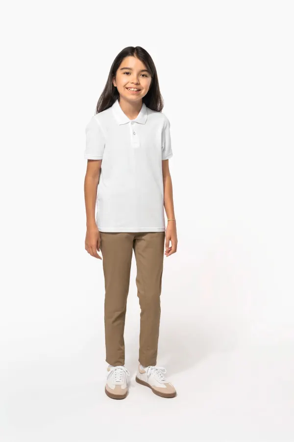 Polo manches courtes enfant (K292) porté — vue 4