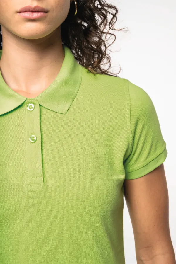 Polo manches courtes femme (K242) porté — vue 2