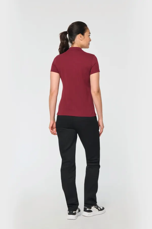 Polo manches courtes femme (WK275) porté — vue 1