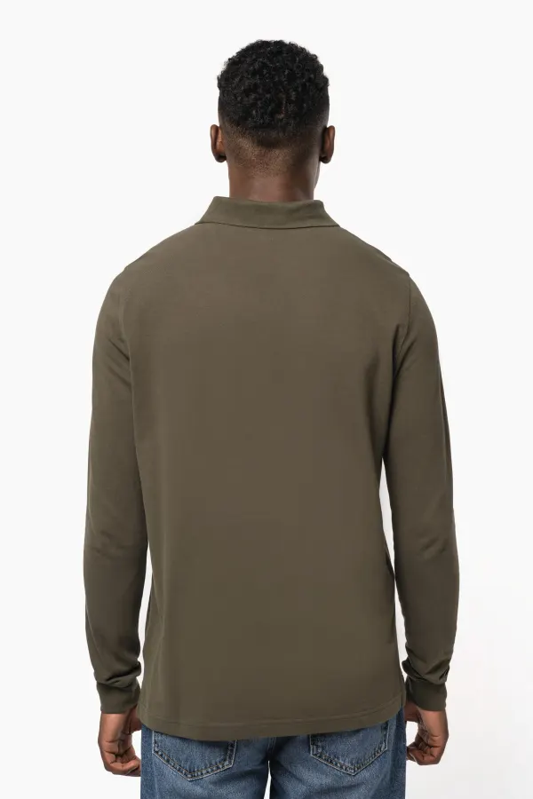 Polo manches longues homme (K243) porté — vue 1