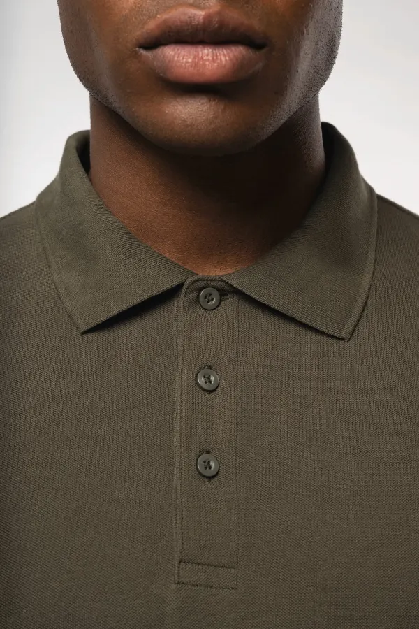 Polo manches longues homme (K243) porté — vue 4