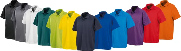 Polo performance "Aircool" porté — vue 2