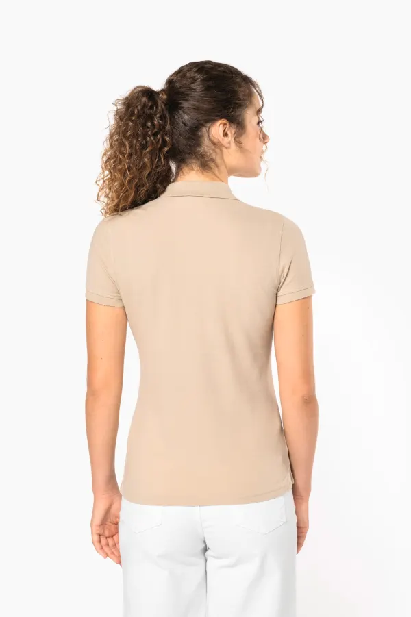 Polo piqué Bio180 femme porté — vue 1