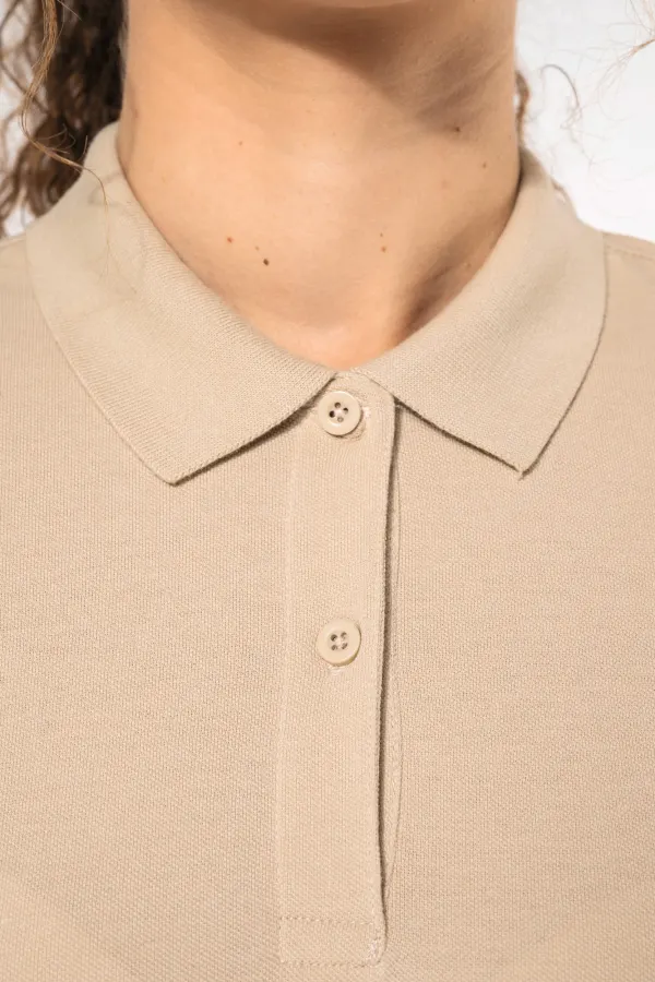 Polo piqué Bio180 femme porté — vue 2