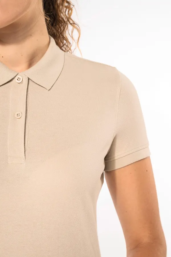 Polo piqué Bio180 femme porté — vue 4