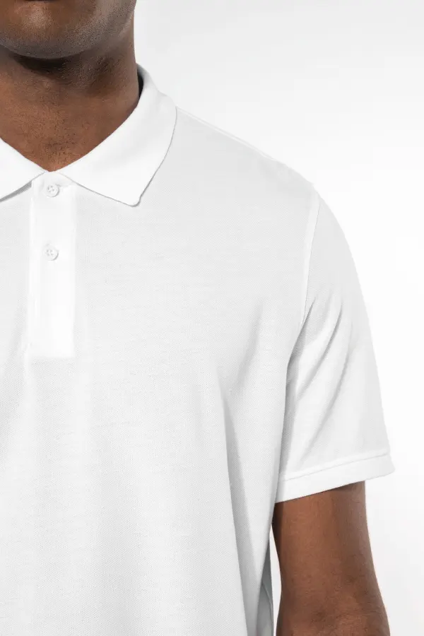 Polo piqué Bio180 homme porté — vue 2