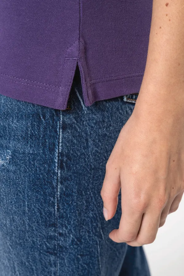 Polo piqué manches courtes femme (K255) porté — vue 4