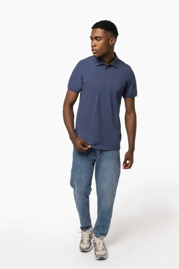 Polo piqué manches courtes homme (K239) porté — vue 2