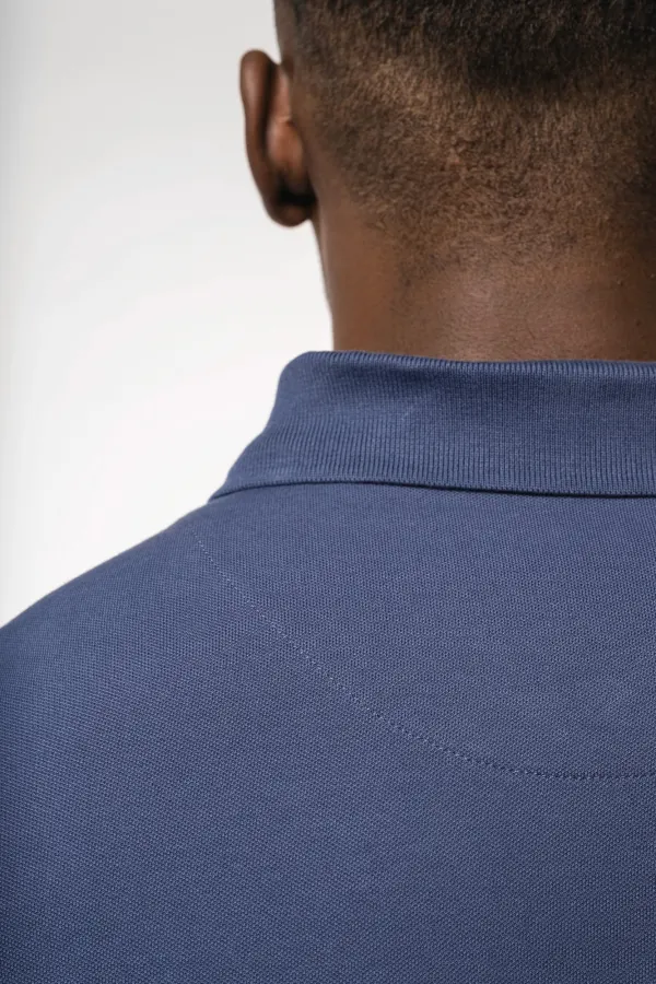 Polo piqué manches courtes homme (K239) porté — vue 3