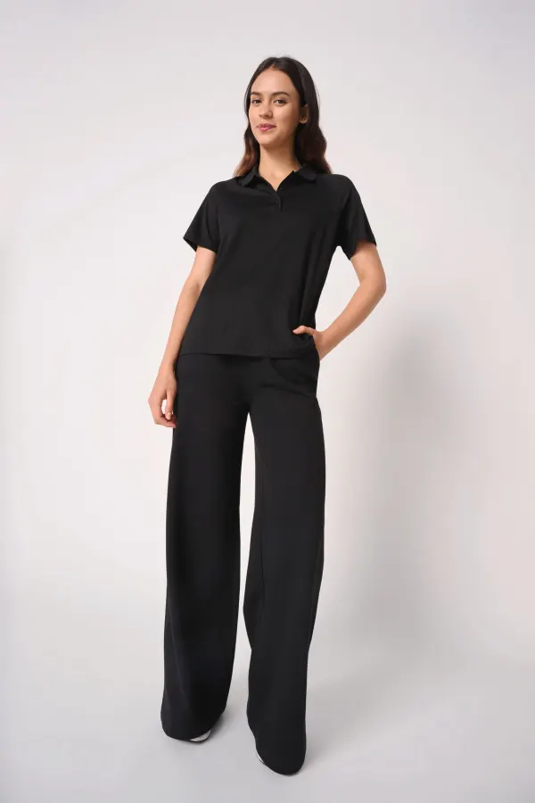 Polo sport femme porté — vue 3