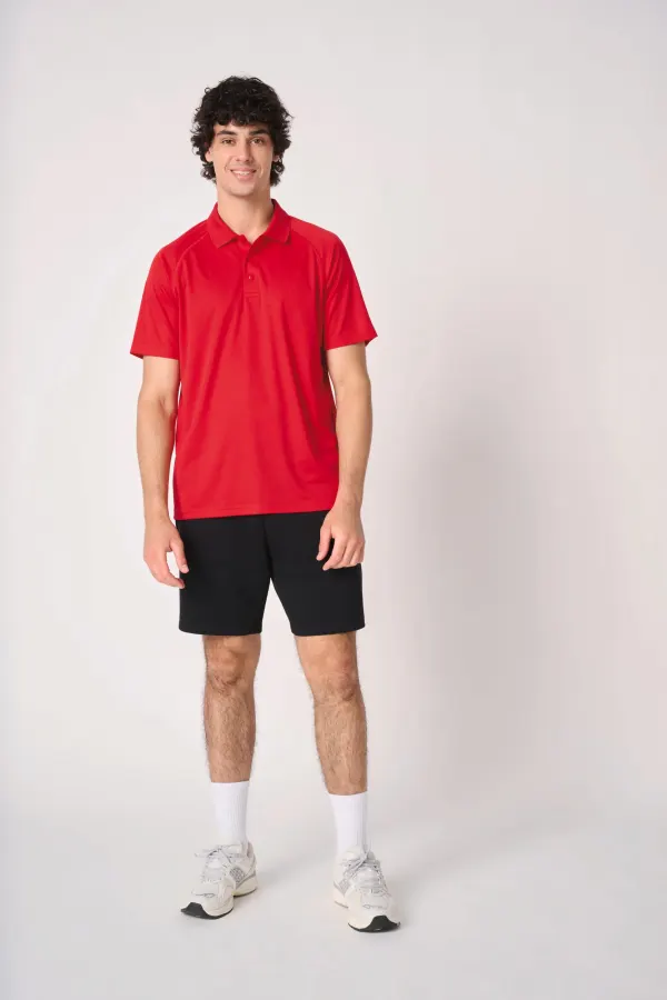 Polo sport homme porté — vue 3