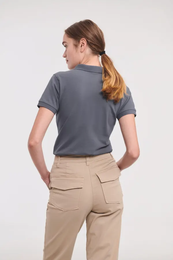 Polo Stretch Femme porté — vue 1