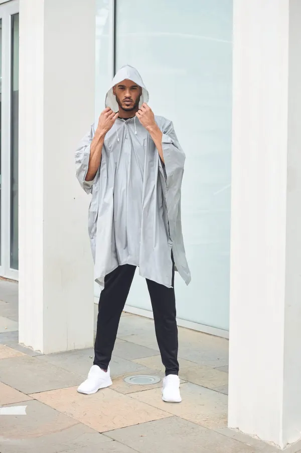 Poncho porté — vue 1