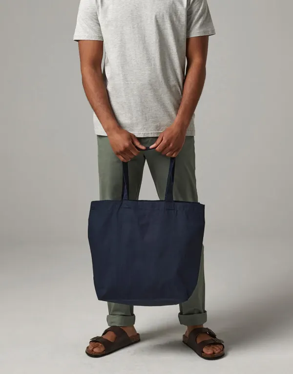 Premium Cotton Maxi Tote porté — vue 1