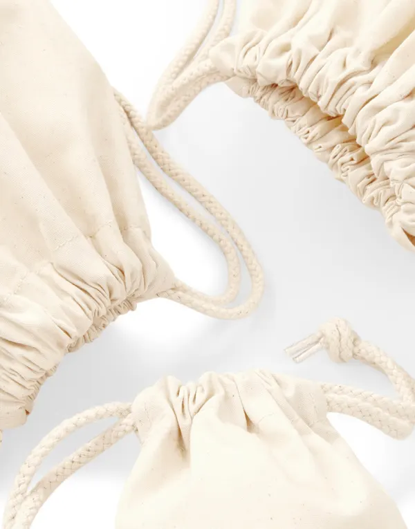Premium Cotton Stuff Bag porté — vue 1