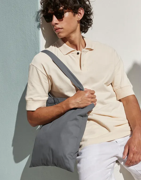 Premium Cotton Tote porté — vue 3