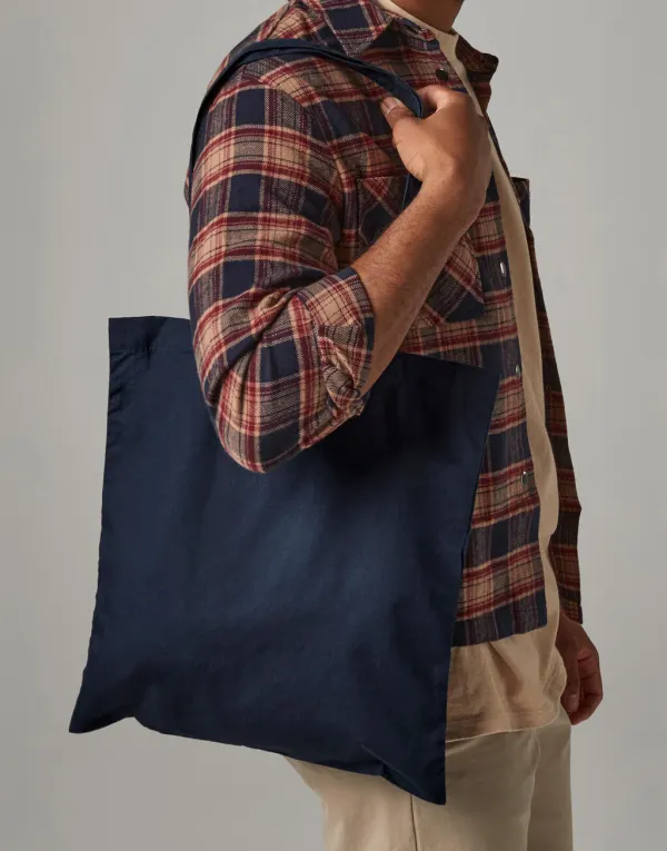 Premium Cotton Tote porté — vue 4