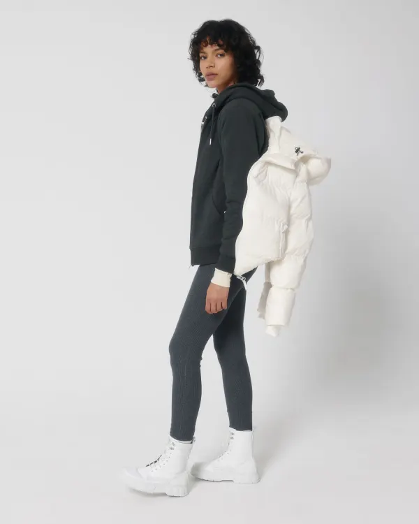 Puffer porté — vue 3