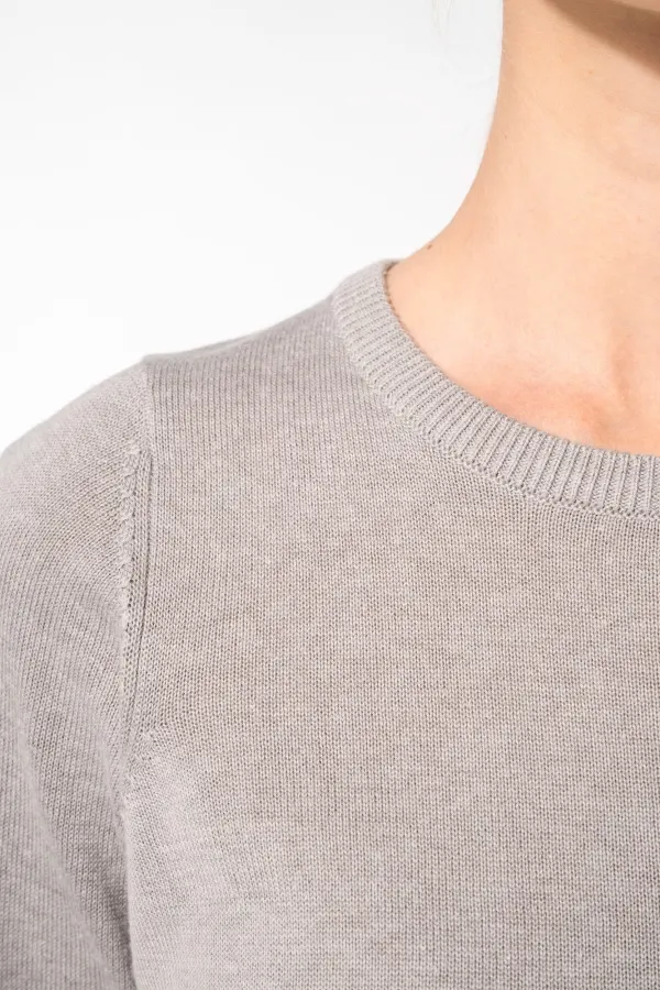 Pull col rond femme porté — vue 2