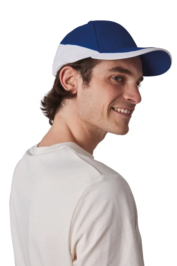 Racing - Casquette bicolore 6 panneaux porté — vue 4