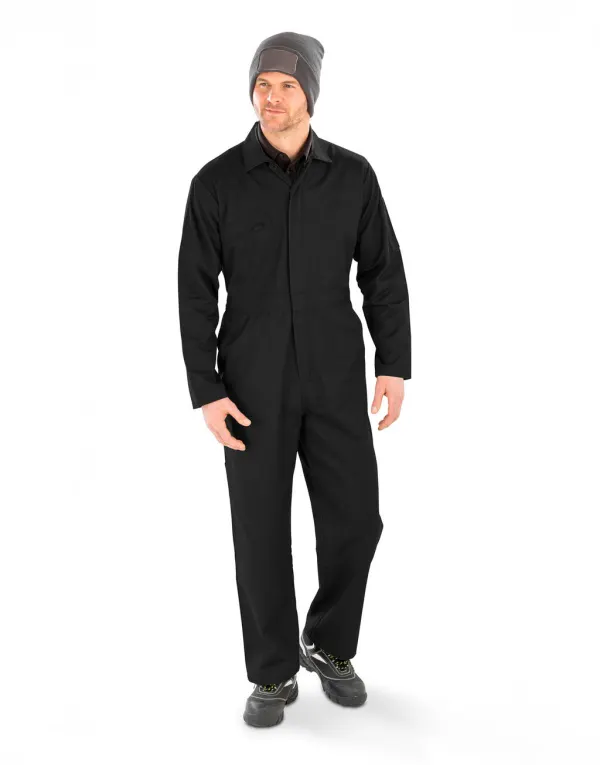 RECYCLED ACTION OVERALL WITH ZIP FRONT porté — vue 1