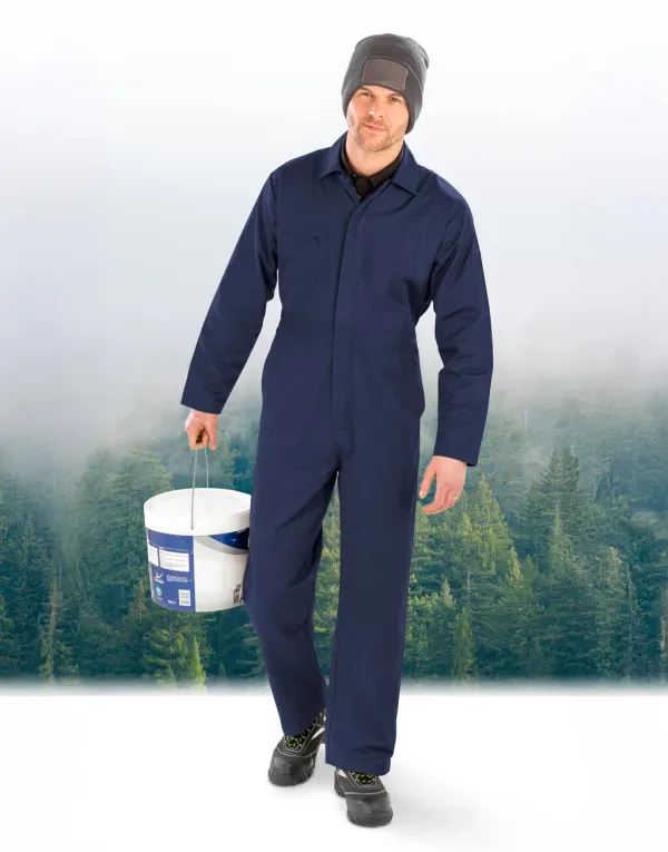 RECYCLED ACTION OVERALL WITH ZIP FRONT porté — vue 2