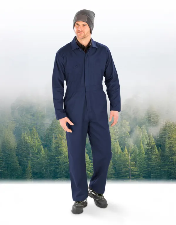 RECYCLED ACTION OVERALL WITH ZIP FRONT porté — vue 3