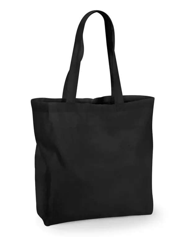 Recycled Cotton Maxi Tote<P/> porté — vue 4
