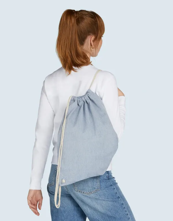 Recycled Cotton/Polyester Backpack DD porté — vue 1