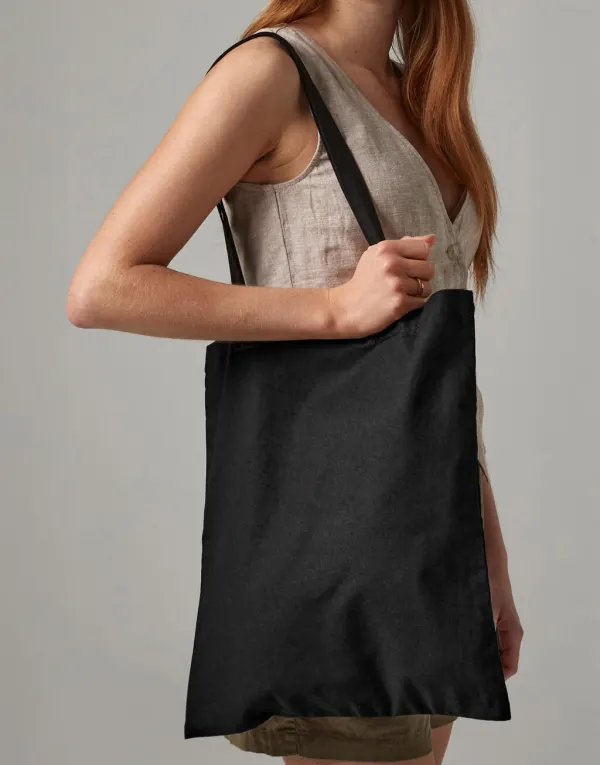 Recycled Cotton Tote porté — vue 1