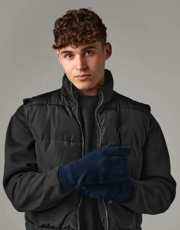 Recycled Fleece Gloves porté — vue 2