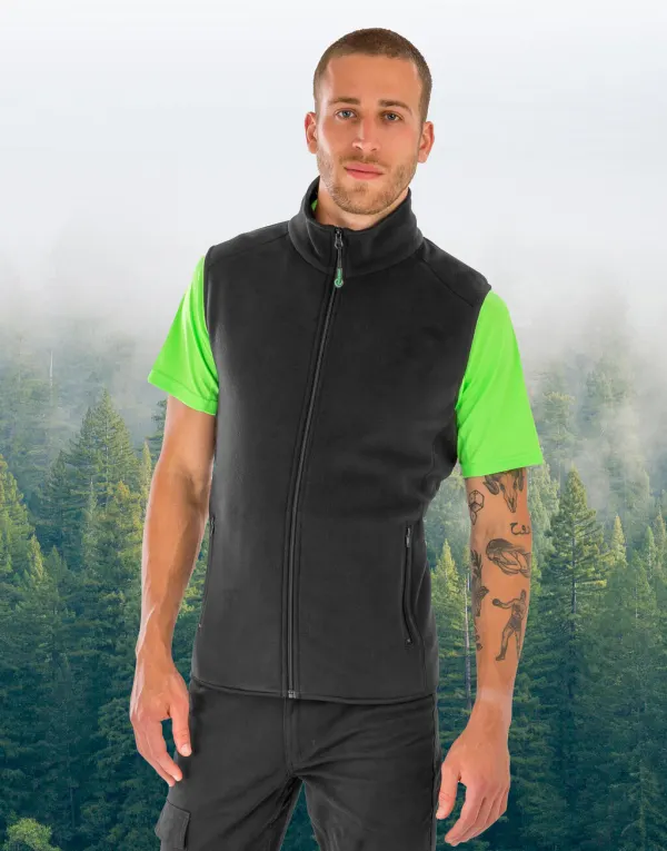 RECYCLED FLEECE POLARTHERMIC BODYWARMER porté — vue 1