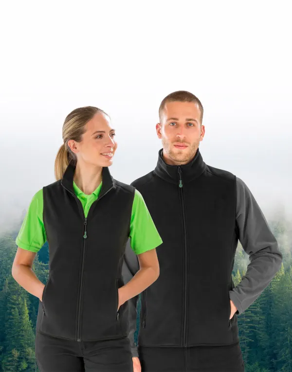 RECYCLED FLEECE POLARTHERMIC BODYWARMER porté — vue 2