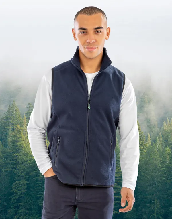 RECYCLED FLEECE POLARTHERMIC BODYWARMER porté — vue 3