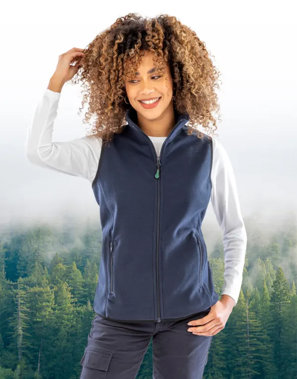 RECYCLED FLEECE POLARTHERMIC BODYWARMER porté — vue 4