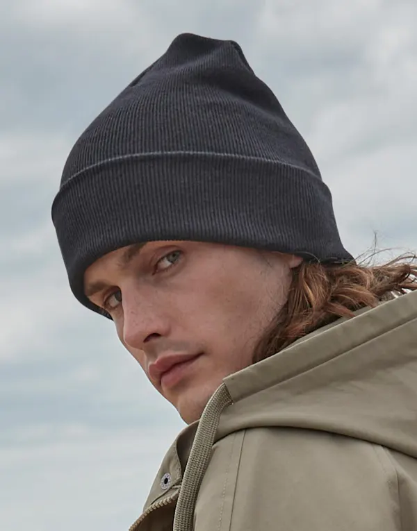 Recycled Original Cuffed Beanie porté — vue 3