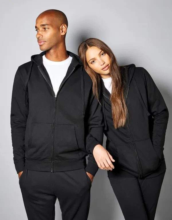 Regular Fit Zipped Hoodie Superwash® 60º porté — vue 1