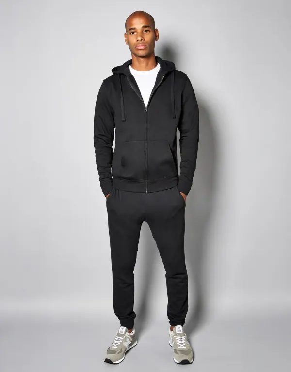 Regular Fit Zipped Hoodie Superwash® 60º porté — vue 2