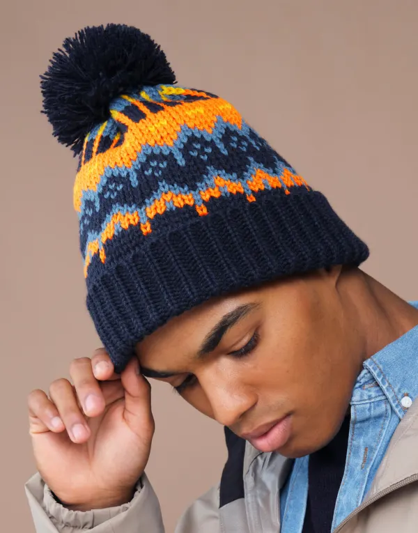 Retro Ski Beanie porté — vue 2